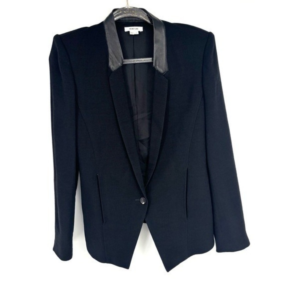 Helmut Lang Black‎ Blazer Dinner Size 2 Single Breasted